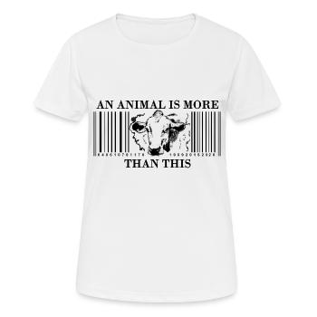 animal liberation - Frauen T-Shirt atmungsaktiv - Weiß - Vorne - AI Model Female 172 dark (172cm)