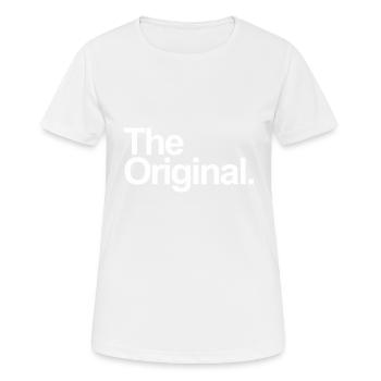 L'original - T-shirt respirant Femme - blanc - Devant - AI Model Female 172 dark (172cm)