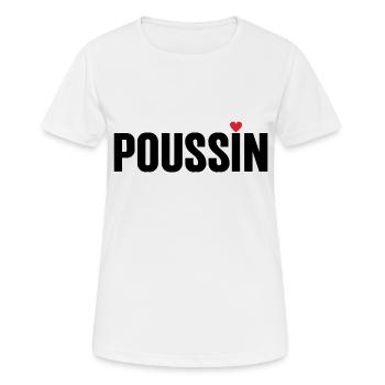 Poussin - T-shirt respirant Femme - blanc - Devant - AI Model Female 172 dark (172cm)