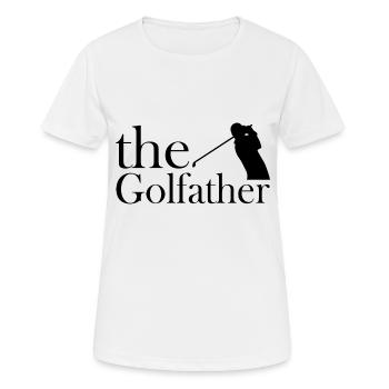 sport de golf - T-shirt respirant Femme - blanc - Devant - AI Model Female 172 dark (172cm)