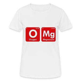 OMG Periodic Table - Women's Breathable T-Shirt - white - Front - AI Model Female 172 dark (172cm)