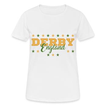 Derby - Women's Breathable T-Shirt - white - Front - AI Model Female 172 dark (172cm)