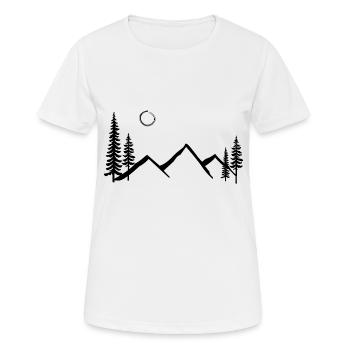 Explore - Women's Breathable T-Shirt - white - Front - AI Model Female 172 dark (172cm)