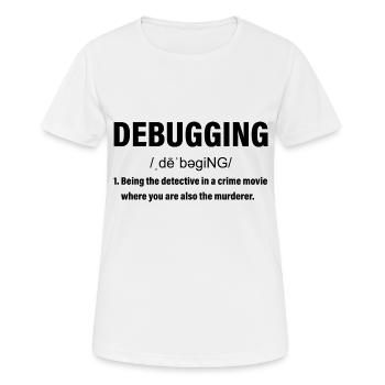 Programmation - T-shirt respirant Femme - blanc - Devant - AI Model Female 172 dark (172cm)