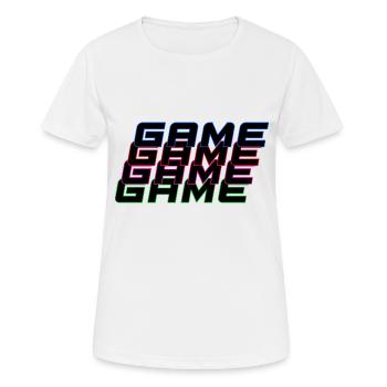 Game - T-shirt respirant Femme - blanc - Devant - AI Model Female 172 dark (172cm)
