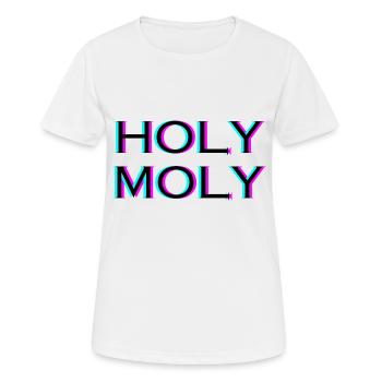 Sacré Moly - T-shirt respirant Femme - blanc - Devant - AI Model Female 172 dark (172cm)