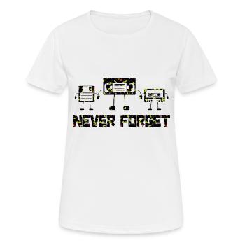 Music, Retro, Heavy Metal, Hard Rock, Punk, Vinyl, Pop - Women's Breathable T-Shirt - white - Front - AI Model Female 172 dark (172cm)