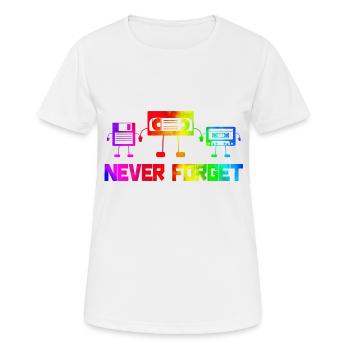 Music, Retro, Heavy Metal, Hard Rock, Punk, Vinyl, Pop - Women's Breathable T-Shirt - white - Front - AI Model Female 172 dark (172cm)