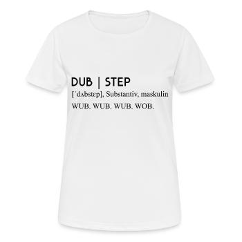 Music Definition Genre Dubstep - Frauen T-Shirt atmungsaktiv - Weiß - Vorne - AI Model Female 172 dark (172cm)