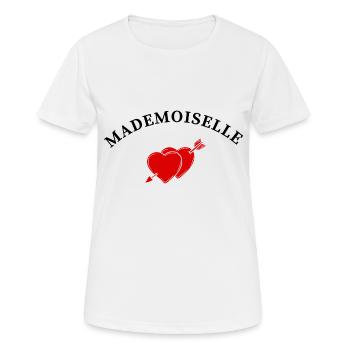 Miss Heart Arrow - Women's Breathable T-Shirt - white - Front - AI Model Female 172 dark (172cm)