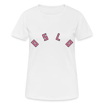 Oslo - Women's Breathable T-Shirt - white - Front - AI Model Female 172 dark (172cm)