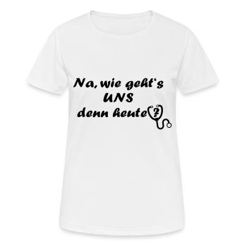 arzt doktor krankenhaus stetoskop - Frauen T-Shirt atmungsaktiv - Weiß - Vorne - AI Model Female 172 dark (172cm)