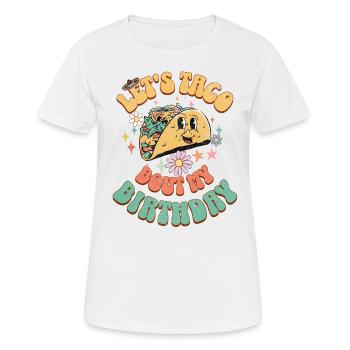 Taco - Frauen T-Shirt atmungsaktiv - Weiß - Vorne - AI Model Female 172 dark (172cm)