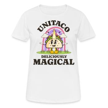Taco - T-shirt respirant Femme - blanc - Devant - AI Model Female 172 dark (172cm)
