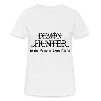 Demon - Women's Breathable T-Shirt - white - Front - AI Model Female 172 dark (172cm)