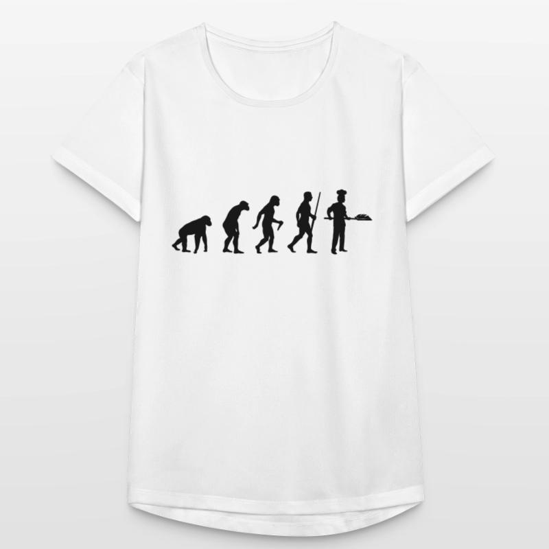 Bäcker Evolution Frauen T-Shirt atmungsaktiv