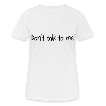 Funny quotes - Women's Breathable T-Shirt - white - Front - AI Model Female 172 dark (172cm)
