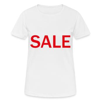 sale - Women's Breathable T-Shirt - white - Front - AI Model Female 172 dark (172cm)