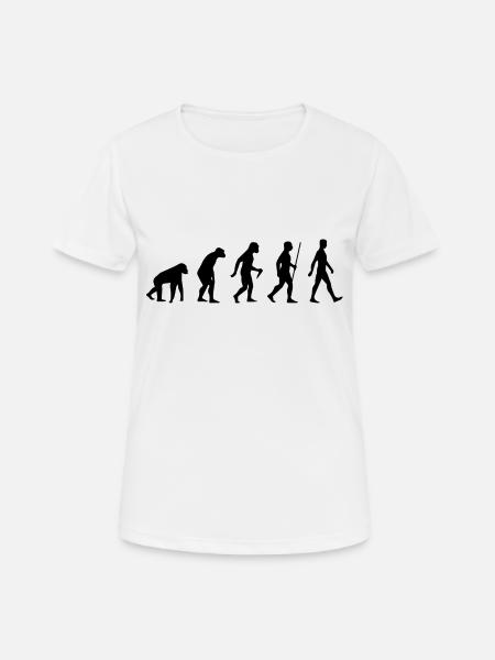 evolution - Women's Breathable T-Shirt - white