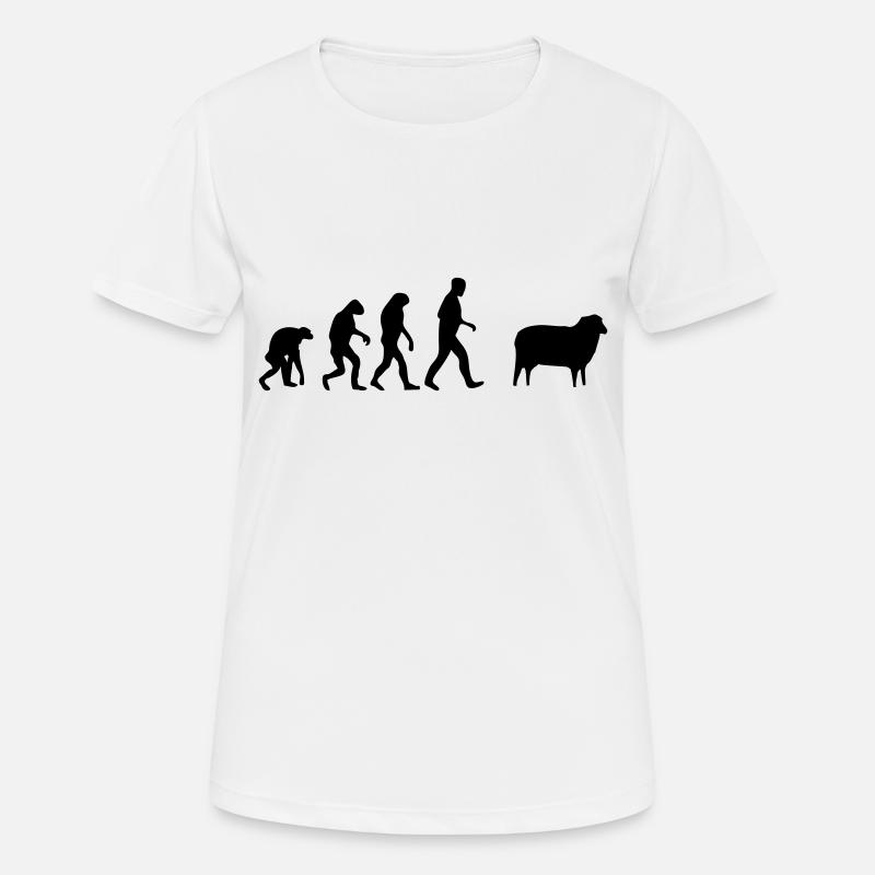 mouton evolution - T-shirt respirant Femme - blanc