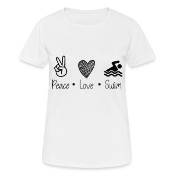 nager - T-shirt respirant Femme - blanc - Devant - AI Model Female 172 dark (172cm)