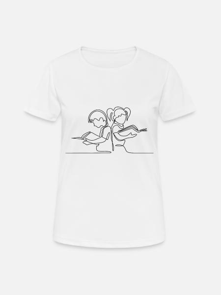 Studie Geschenk Lehrerin Schule Professor - Frauen T-Shirt atmungsaktiv - Weiß