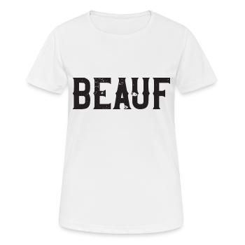 beauf - T-shirt respirant Femme - blanc - Devant - AI Model Female 172 dark (172cm)