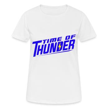 BLUE POWER - Women's Breathable T-Shirt - white - Front - AI Model Female 172 dark (172cm)