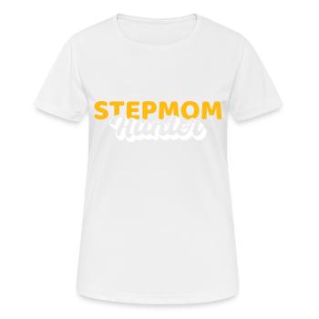 Stepmom Hunter Geschenkidee - Frauen T-Shirt atmungsaktiv - Weiß - Vorne - AI Model Female 172 dark (172cm)