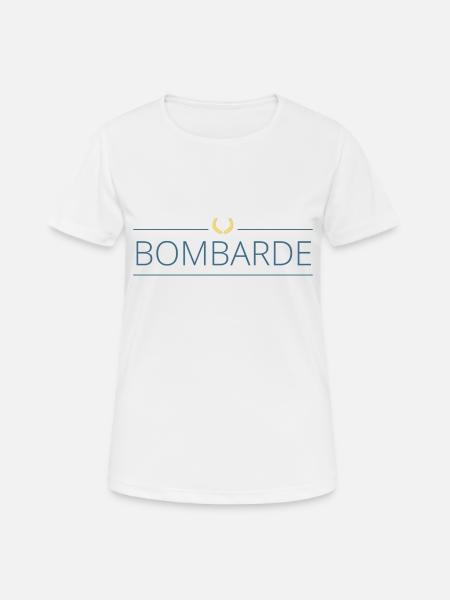 Bombarde - T-shirt respirant Femme - blanc