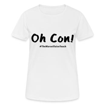 Oh dumb! - Women's Breathable T-Shirt - white - Front - AI Model Female 172 dark (172cm)