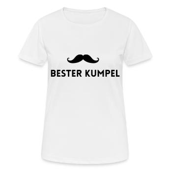 Bester Kumpel - Frauen T-Shirt atmungsaktiv - Weiß - Vorne - AI Model Female 172 dark (172cm)