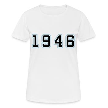 1946 Year Birthday - Women's Breathable T-Shirt - white - Front - AI Model Female 172 dark (172cm)