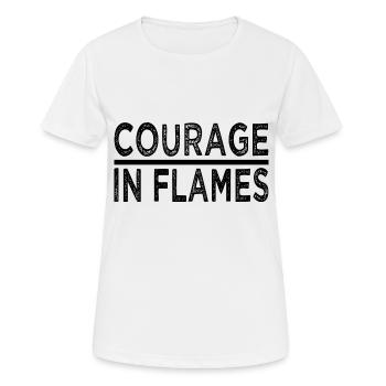 courage and strength acts of courage - Women's Breathable T-Shirt - white - Front - AI Model Female 172 dark (172cm)