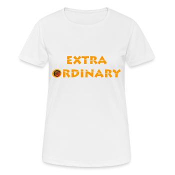 Extra Ordinary - Women's Breathable T-Shirt - white - Front - AI Model Female 172 dark (172cm)