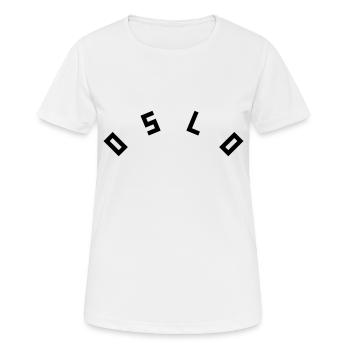 Oslo - T-shirt respirant Femme - blanc - Devant - AI Model Female 172 dark (172cm)