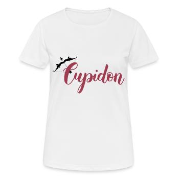 Cupidon - T-shirt respirant Femme - blanc - Devant - AI Model Female 172 dark (172cm)