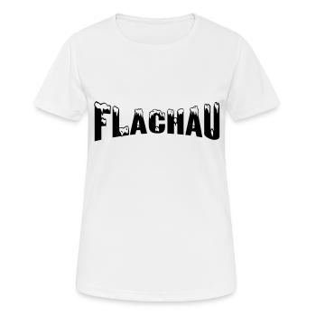 Flachau ski resort (snow) - Women's Breathable T-Shirt - white - Front - AI Model Female 172 dark (172cm)
