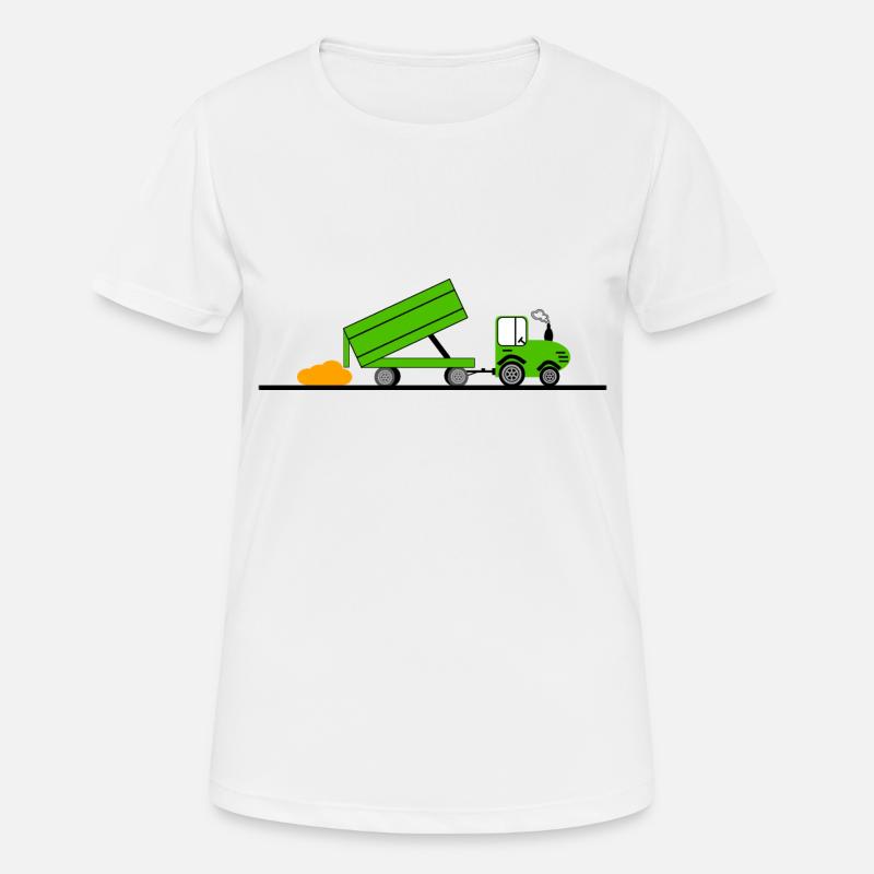 Tractor - Women's Breathable T-Shirt - white