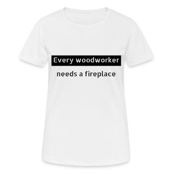 funny sayings present lumber - Frauen T-Shirt atmungsaktiv - Weiß - Vorne - AI Model Female 172 dark (172cm)