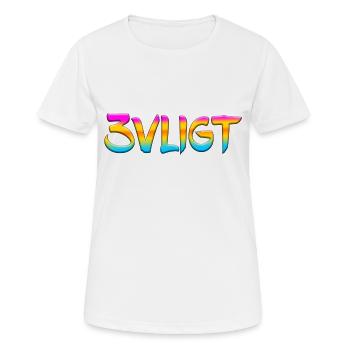 sms chat sprache befestigungen englisch drei 3 drei - Frauen T-Shirt atmungsaktiv - Weiß - Vorne - AI Model Female 172 dark (172cm)