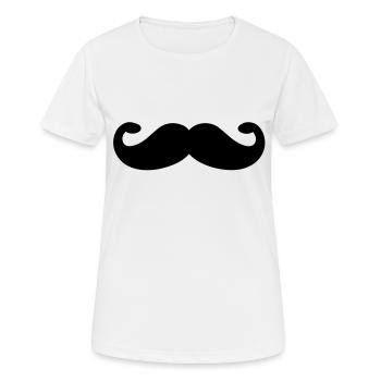 bart - Frauen T-Shirt atmungsaktiv - Weiß - Vorne - AI Model Female 172 dark (172cm)