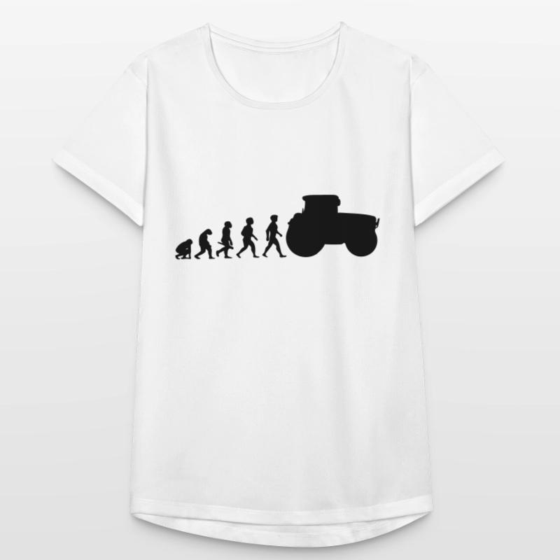 Evolution Traktor Traktor Traktor Frauen T-Shirt atmungsaktiv