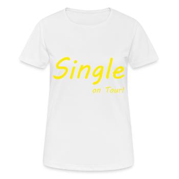 Simple en tournée - T-shirt respirant Femme - blanc - Devant - AI Model Female 172 dark (172cm)