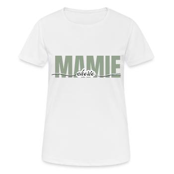 Granny Darling - Grandma Gift - Women's Breathable T-Shirt - white - Front - AI Model Female 172 dark (172cm)