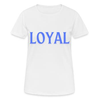 Loyauté loyale - T-shirt respirant Femme - blanc - Devant - AI Model Female 172 dark (172cm)