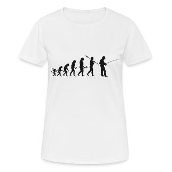 Evolution Fischen - Women's Breathable T-Shirt - white - Front - AI Model Female 172 dark (172cm)