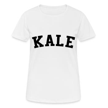 Kale - KOLESON COUTURE - Frauen T-Shirt atmungsaktiv - Weiß - Vorne - AI Model Female 172 dark (172cm)