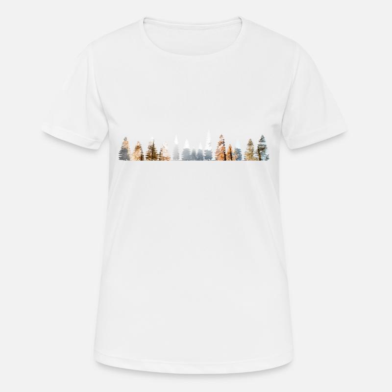 Forest window - Women's Breathable T-Shirt - white