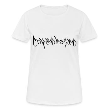 rue de Copenhague - T-shirt respirant Femme - blanc - Devant - AI Model Female 172 dark (172cm)